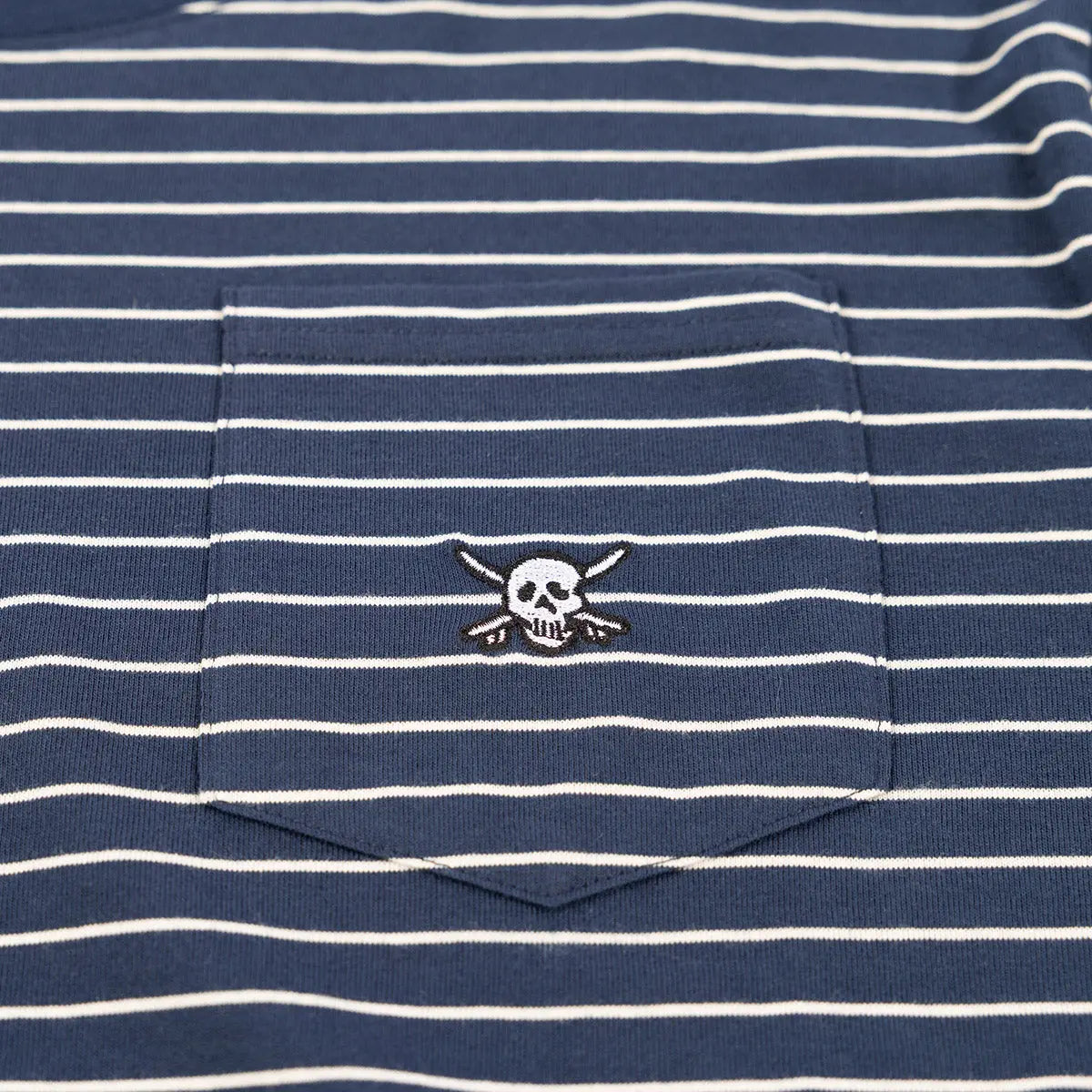 Rufus Yarn Dye Tee - Navy/White - Fasthouse