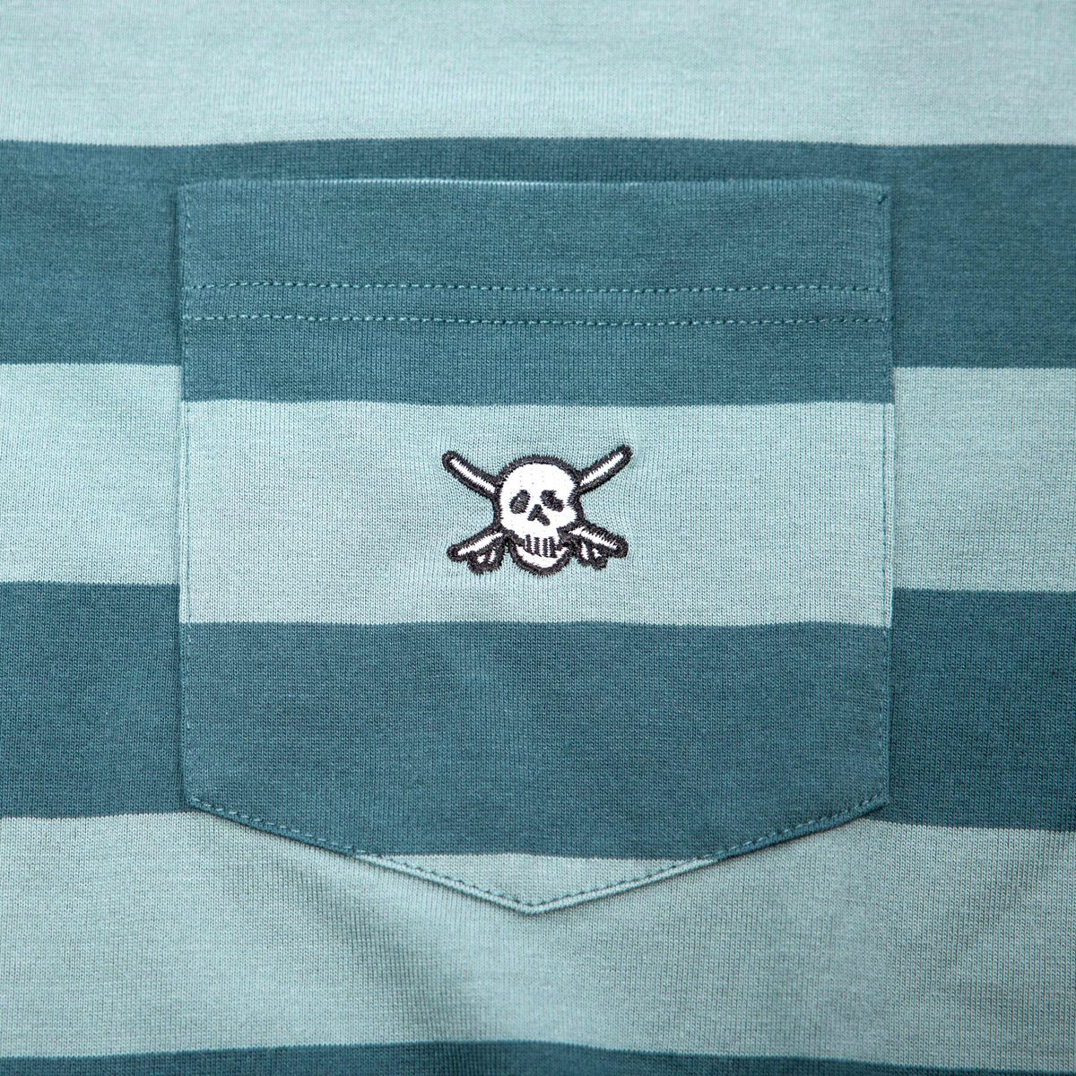 Rufus Yarn Dye Tee - Vintage Blue