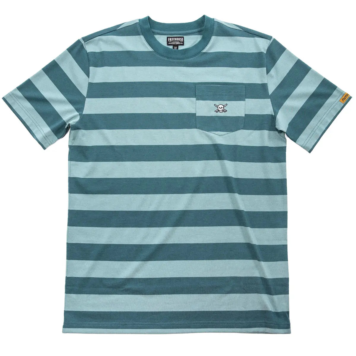 Rufus Yarn Dye Tee - Vintage Blue - Fasthouse