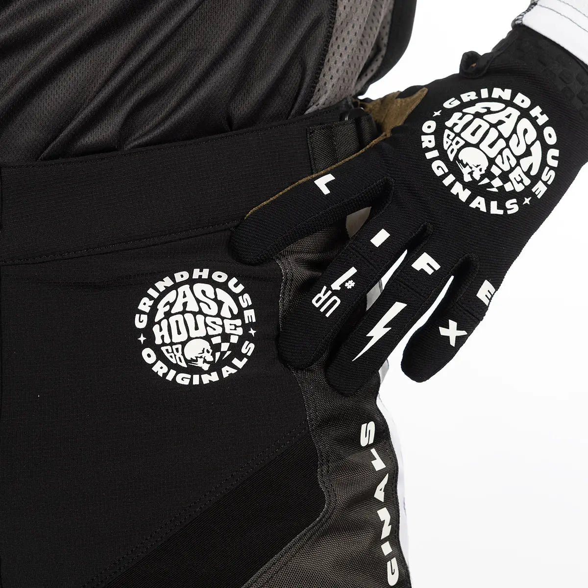 Speed Style Atomic Youth Glove - Black Fasthouse
