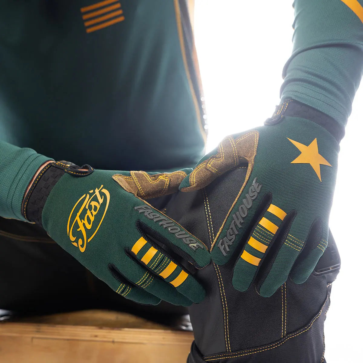 Speed Style Ramone Glove - Pine/Brown - Fasthouse