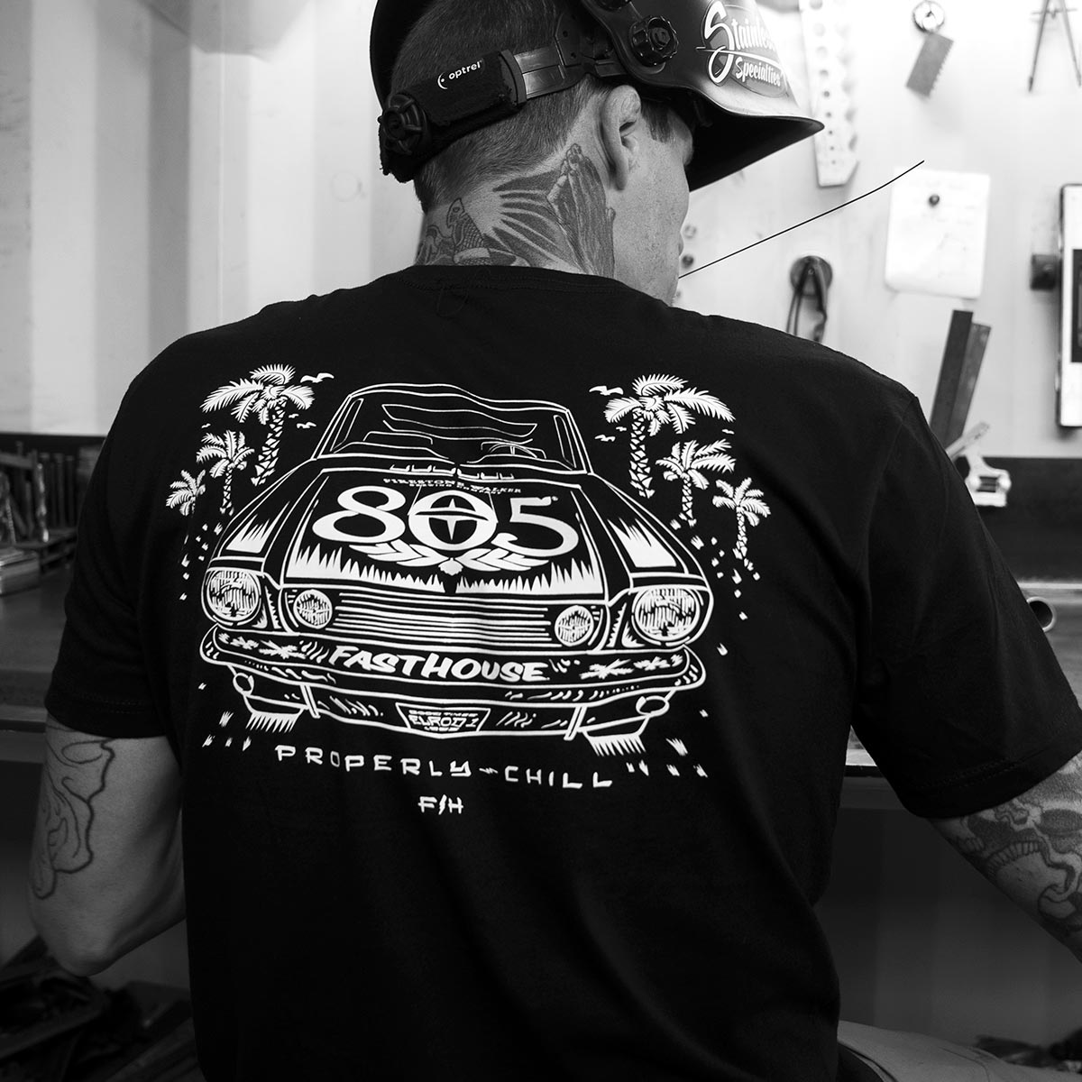 805 Sunset Tee - Black Fasthouse