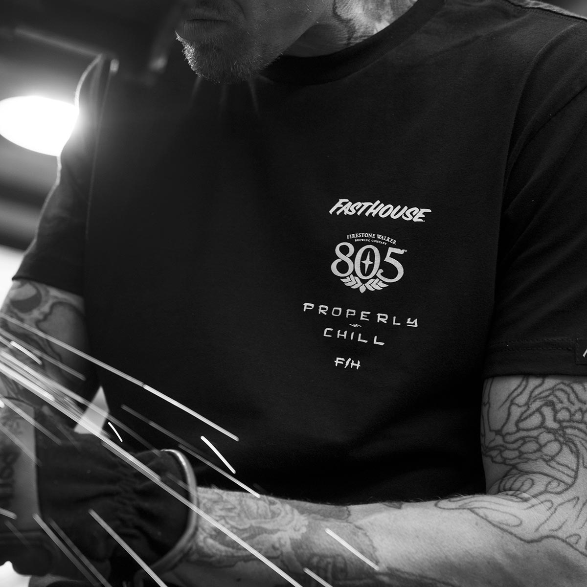 805 Sunset Tee - Black Fasthouse