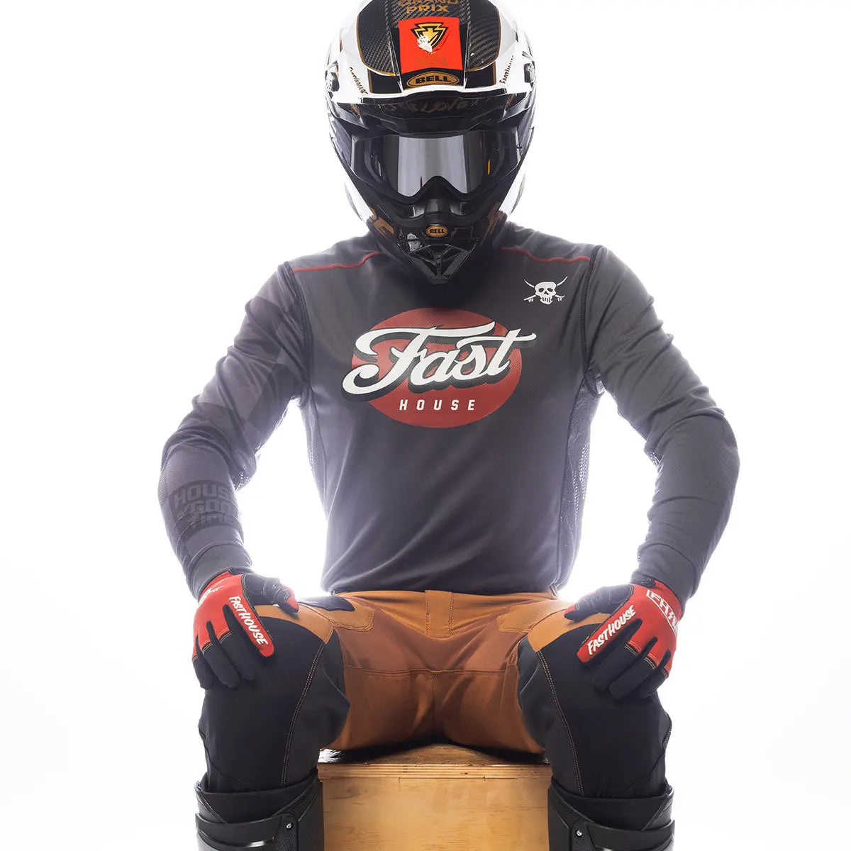 Sanguaro Tasker Jersey - Charcoal - Fasthouse