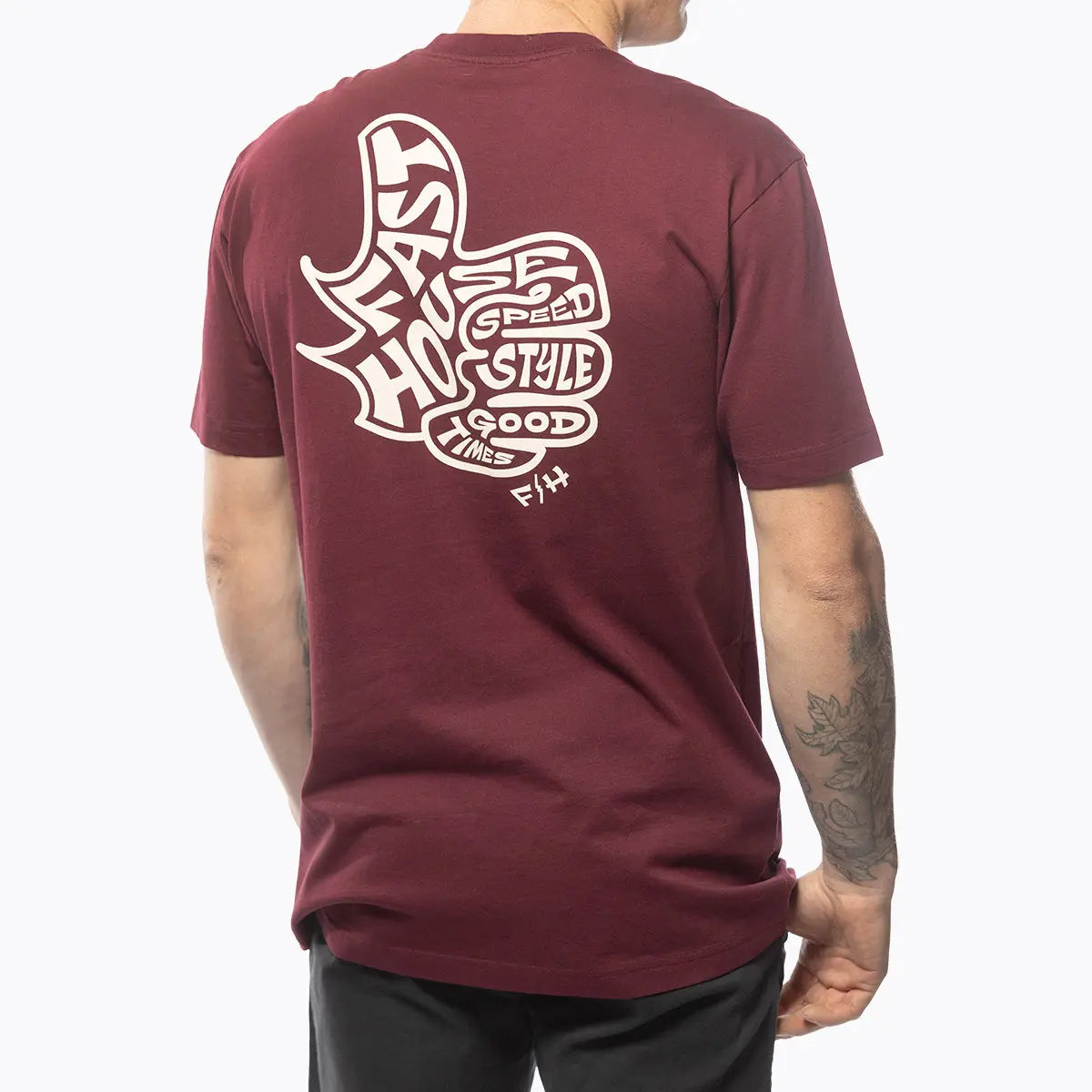 Satisfaction Tee - Maroon - Fasthouse