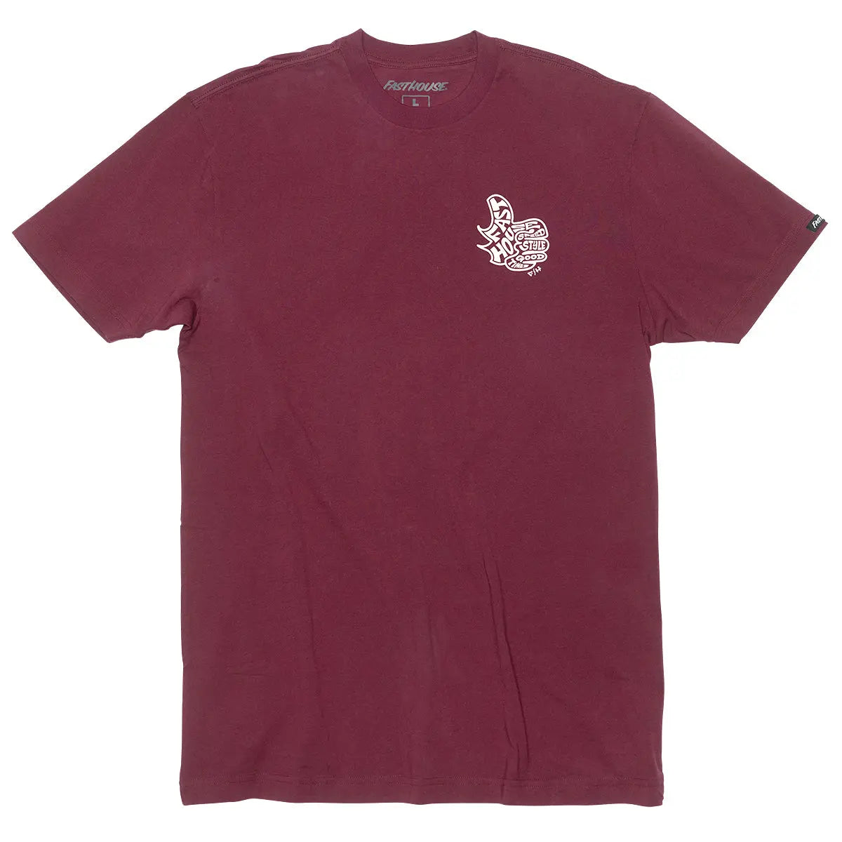 Satisfaction Tee - Maroon - Fasthouse