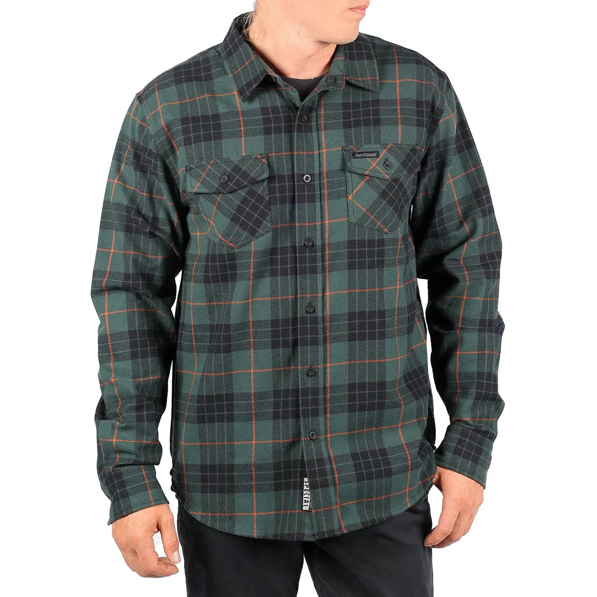 Saturday Night Special Flannel - Pine/Black - Fasthouse