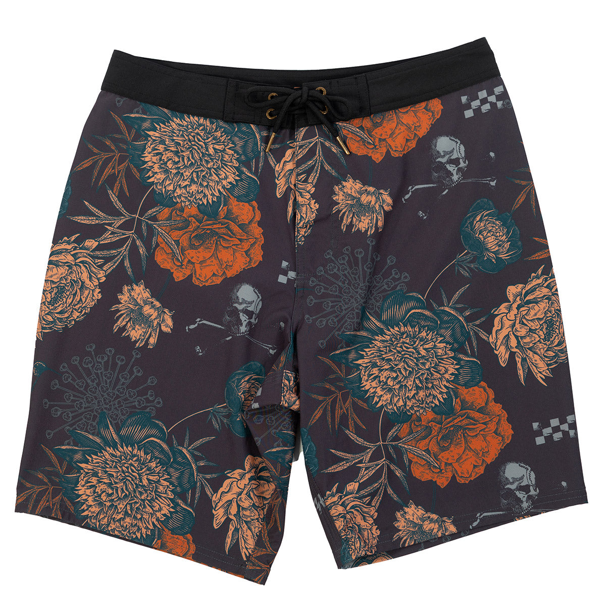 Scene 19" Boardshort - Vintage Black