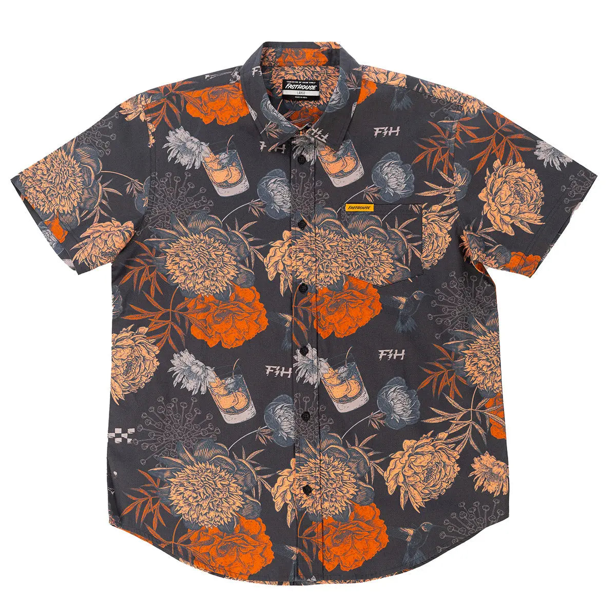 Scene Button Up - Vintage Black - Fasthouse