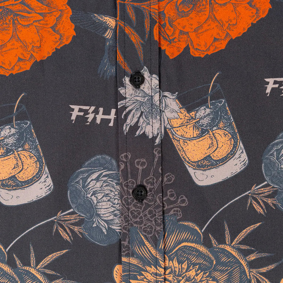 Scene Button Up - Vintage Black - Fasthouse