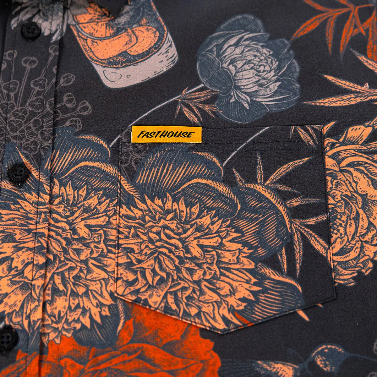 Scene Button Up - Vintage Black - Fasthouse