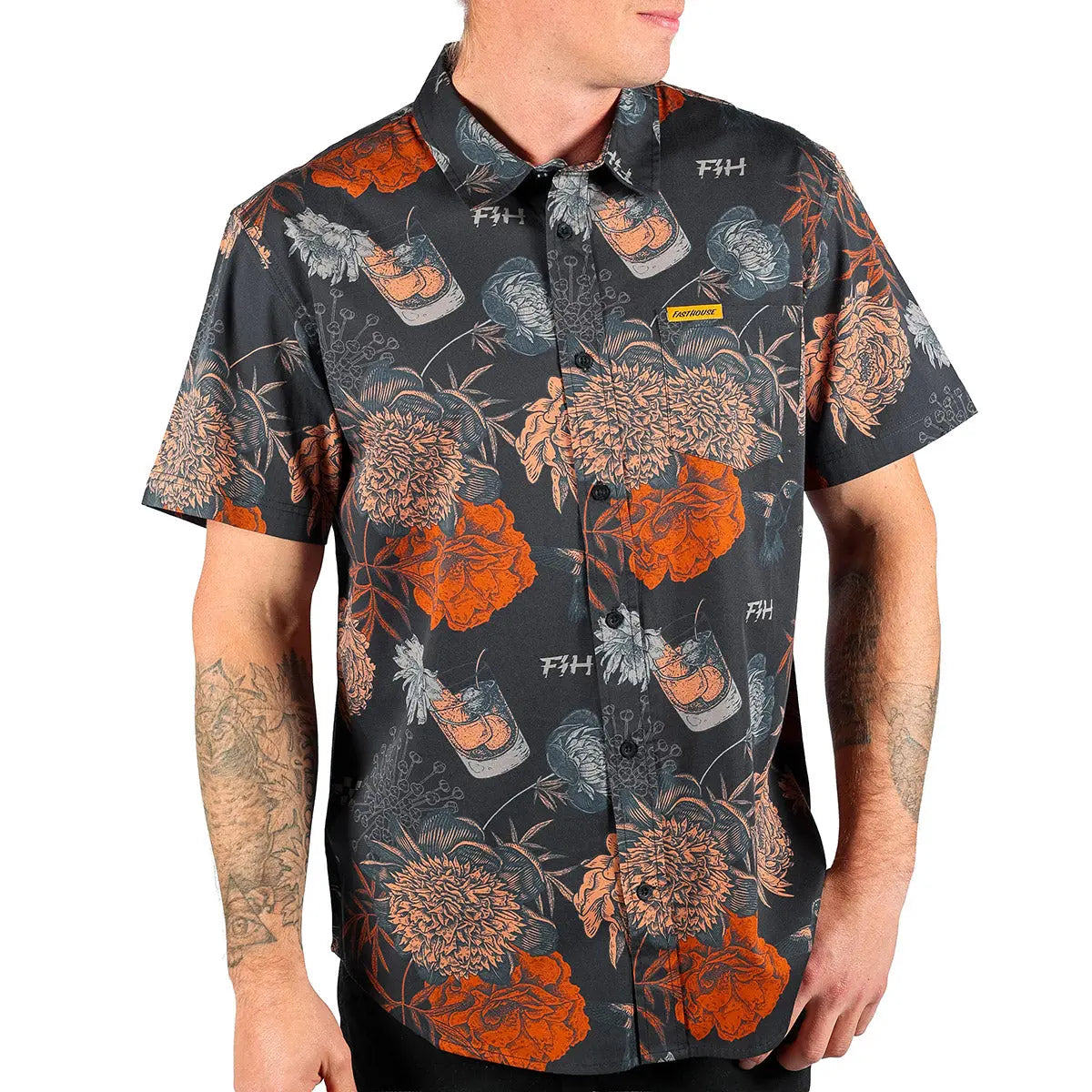 Scene Button Up - Vintage Black - Fasthouse