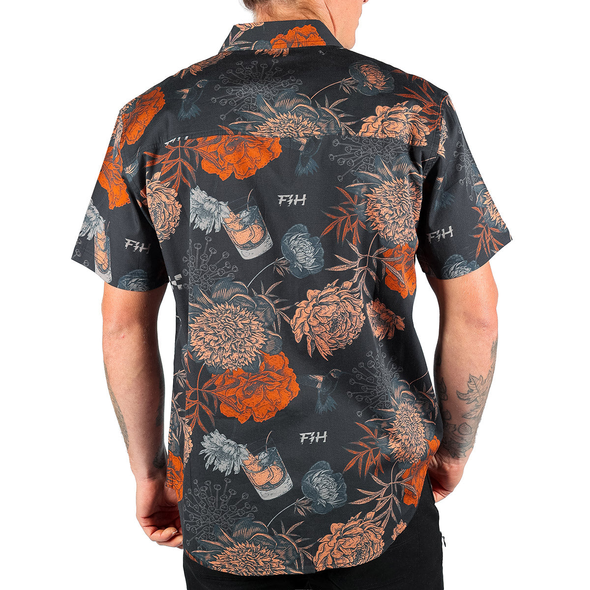 Scene Button Up - Vintage Black