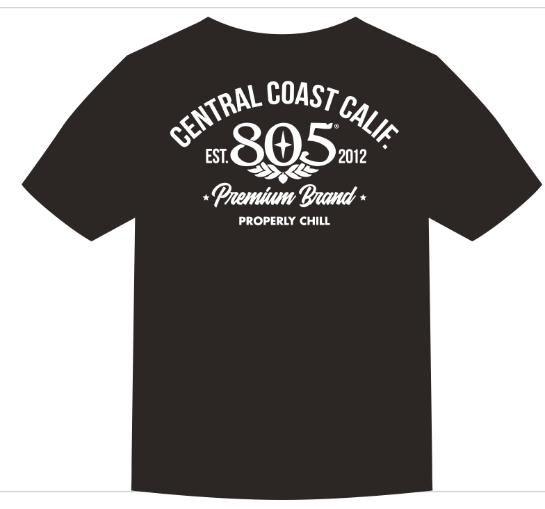 805 Premium Tee - Black Fasthouse