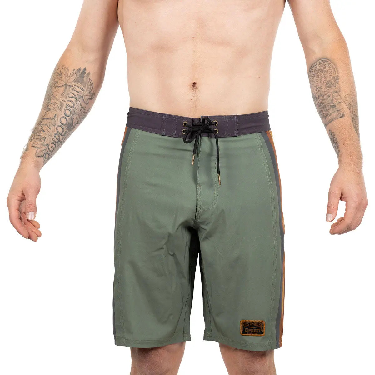 Skeg 21" Boardshort - Olive Fasthouse