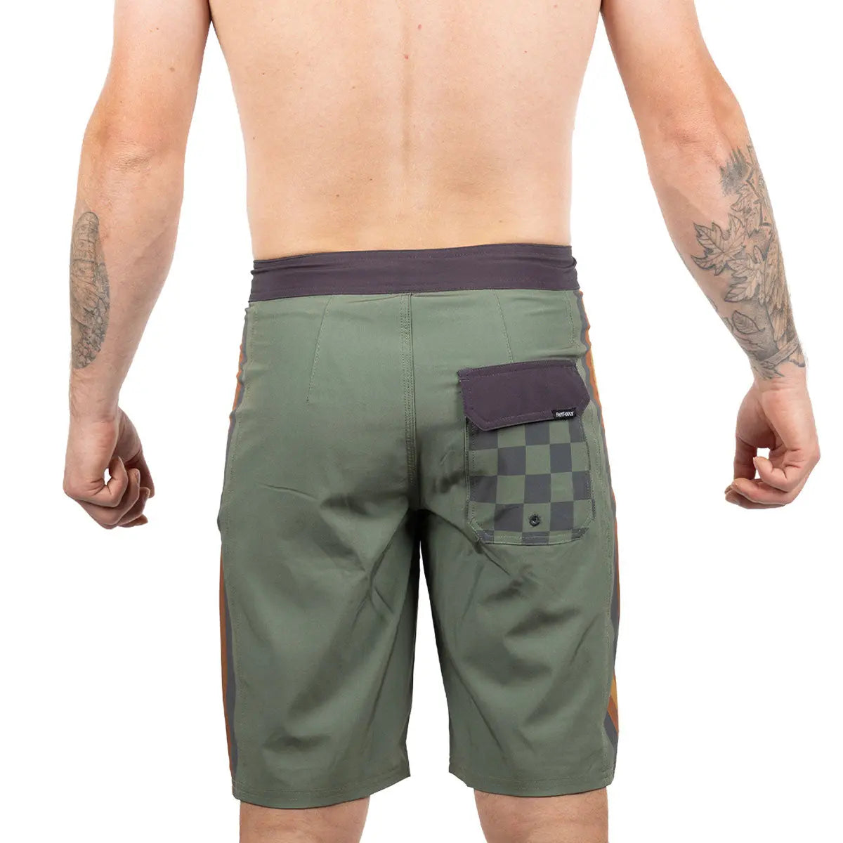 Skeg 21" Boardshort - Olive Fasthouse