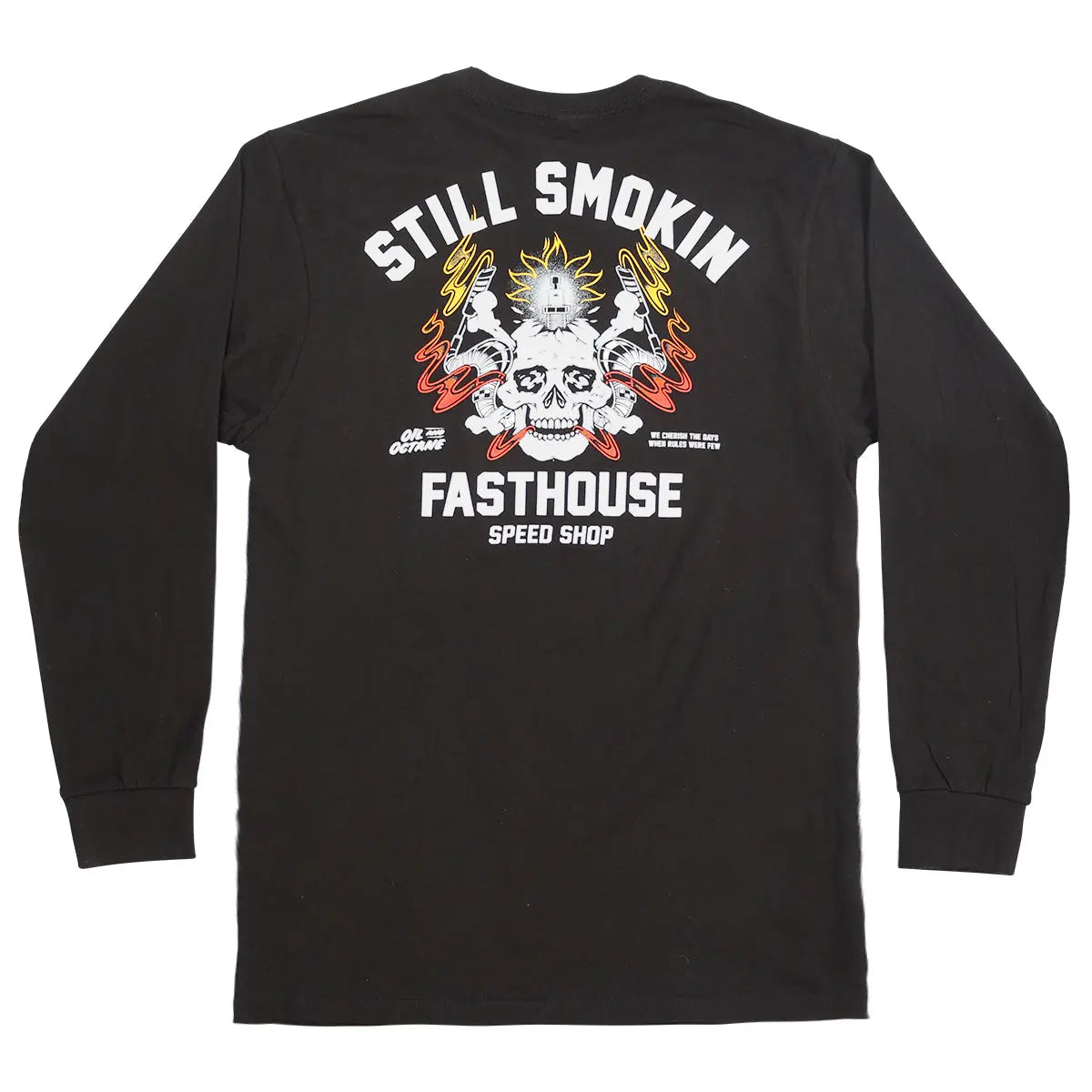 Smoke & Octane Long Sleeve Tee - Black