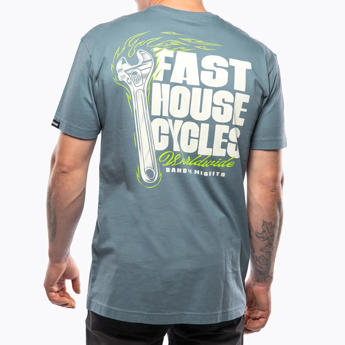 Spanner Tee - Denim - Fasthouse