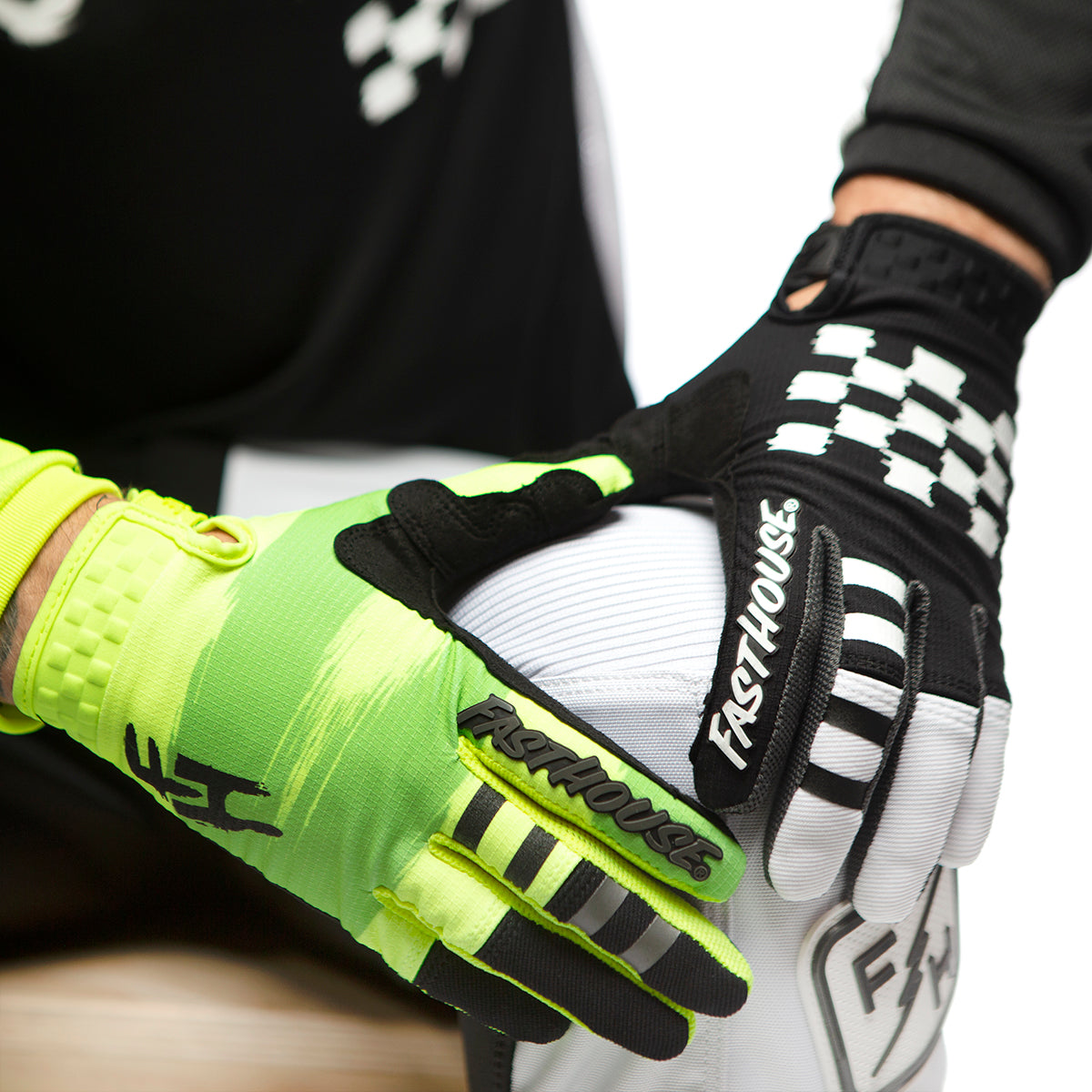 Speed Style Jester Glove - High Viz/Black Closeout