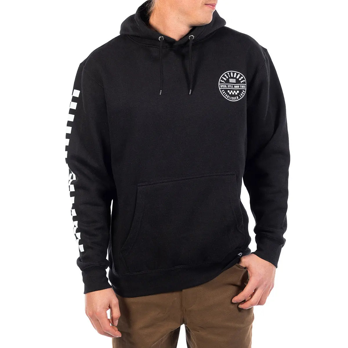 Statement Hooded Pullover - Black - Fasthouse