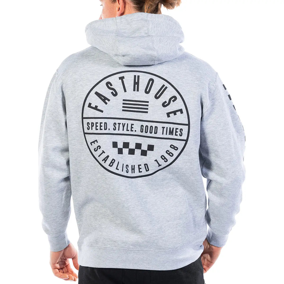 Statement Hooded Pullover - Heather Grey - Fasthouse