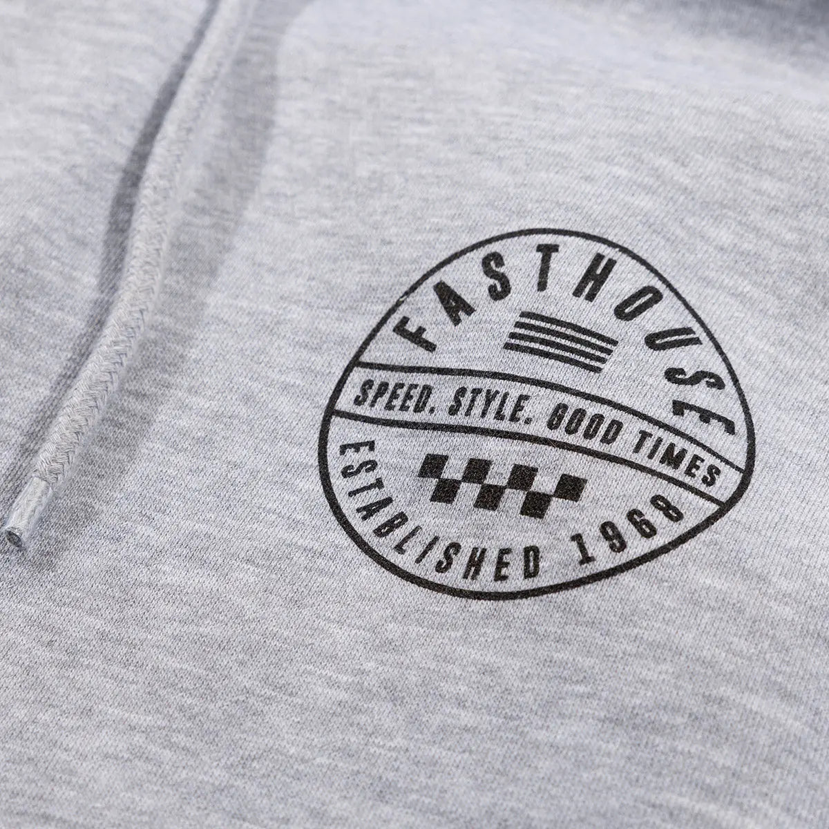 Statement Hooded Pullover - Heather Grey - Fasthouse