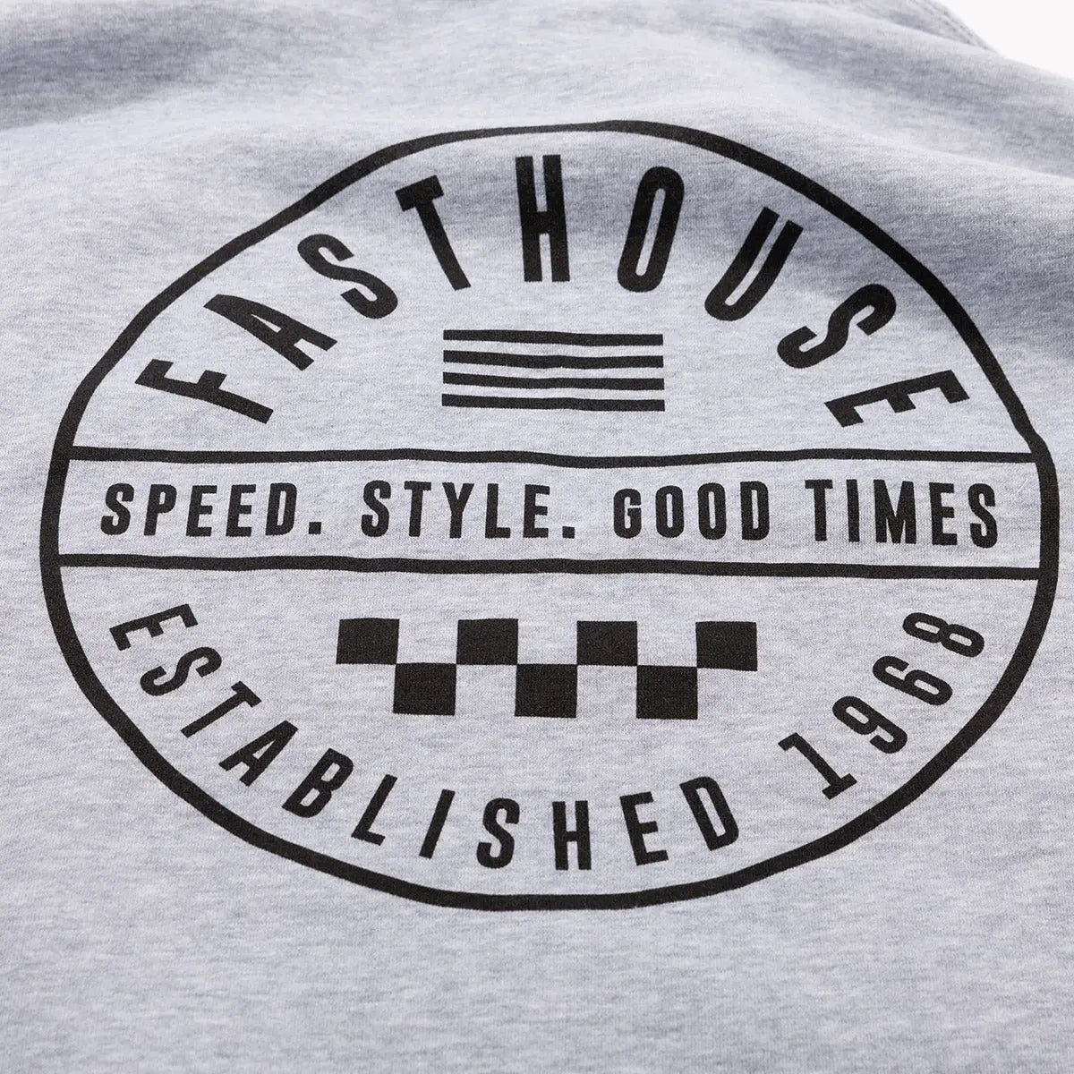 Statement Hooded Pullover - Heather Grey - Fasthouse