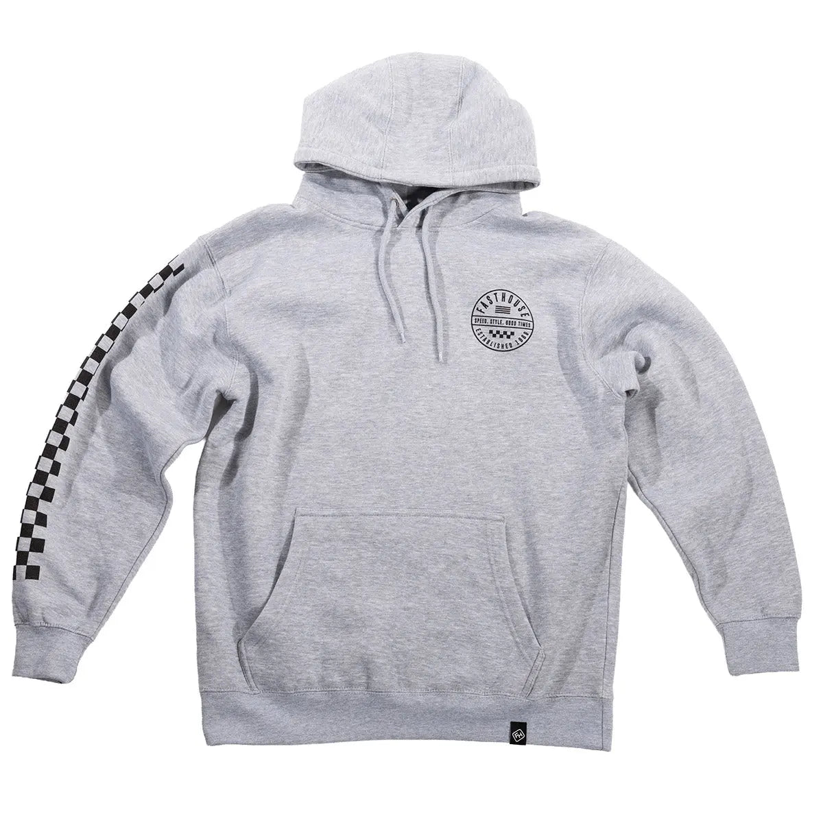 Statement Hooded Pullover - Heather Grey - Fasthouse
