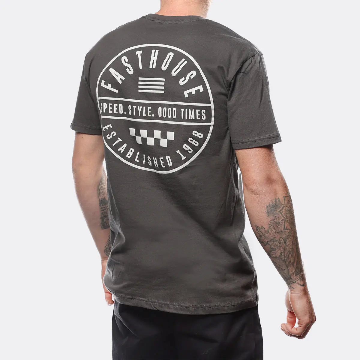 Statement Tee - Gunmetal