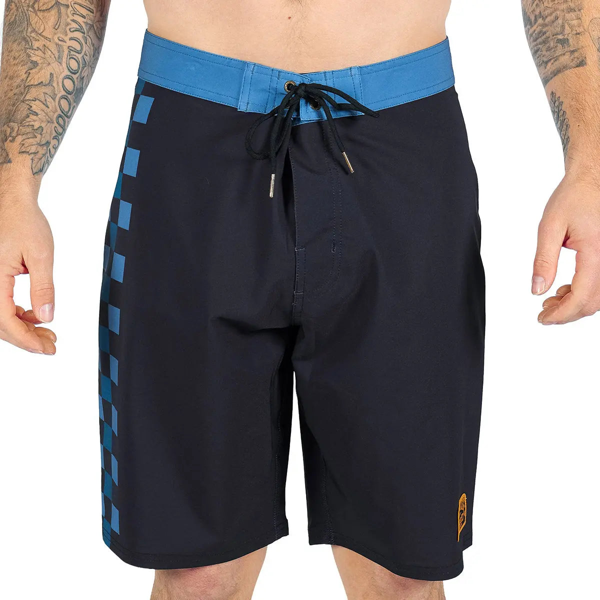 Staycation 21" Boardshort - Black/Denim - Fasthouse