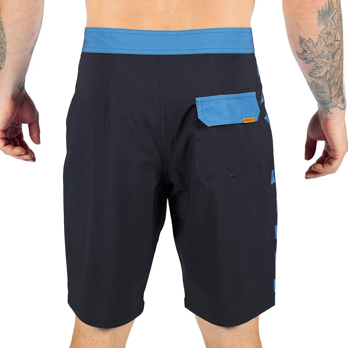 Staycation 21" Boardshort - Black/Denim - Fasthouse