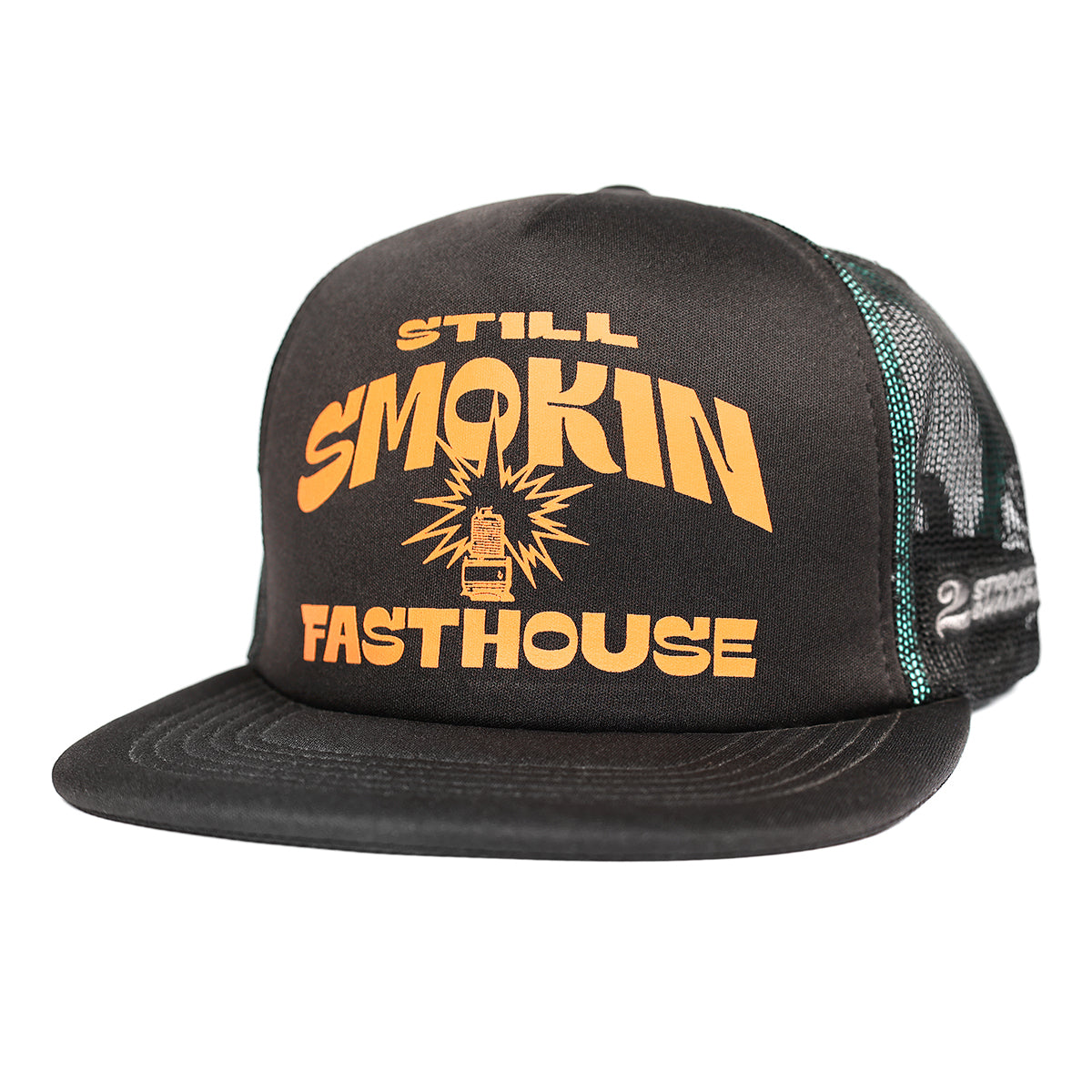 Still Smokin' 24 Trucker Hat - Black Fasthouse