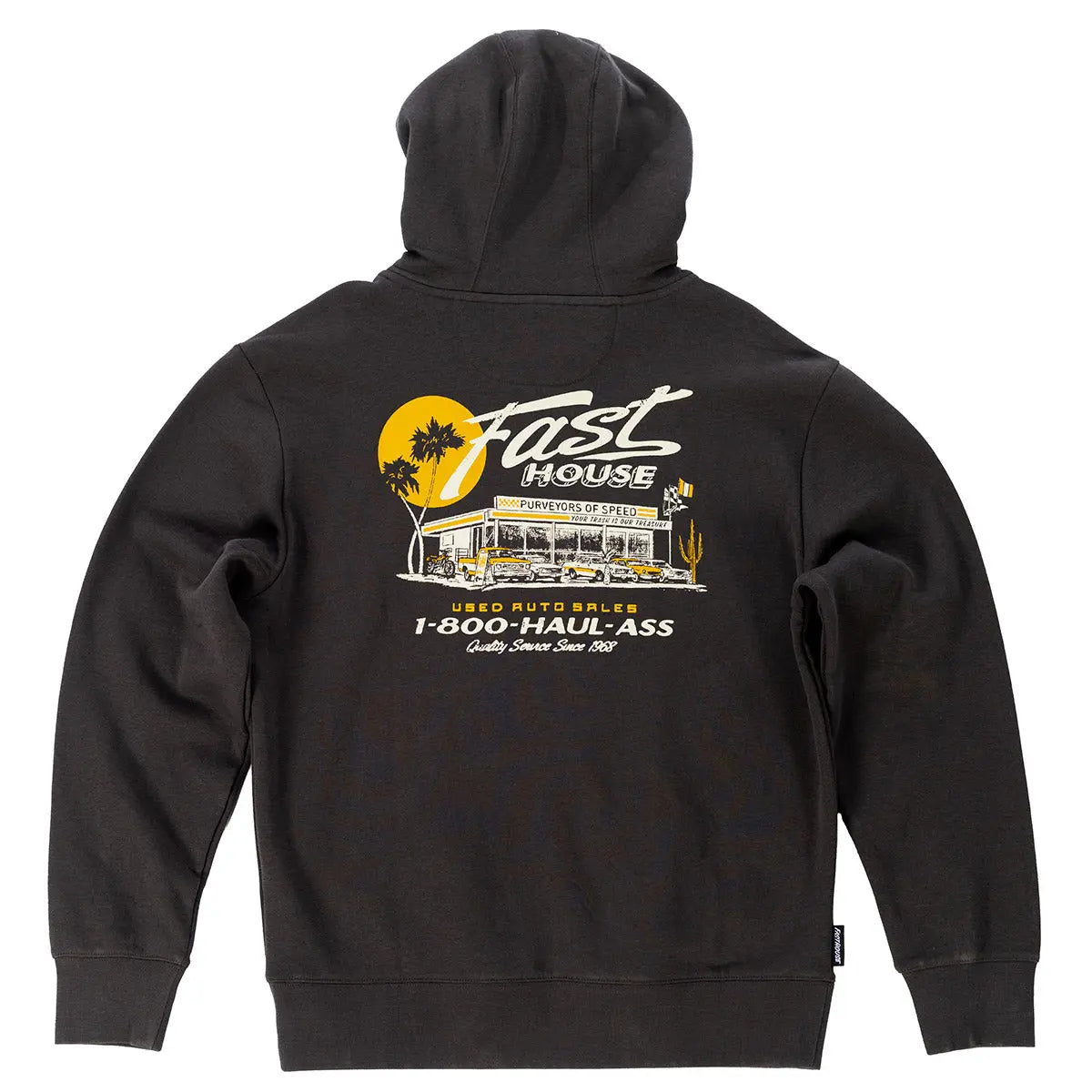 Sunset Hooded Pullover - Vintage Black - Fasthouse
