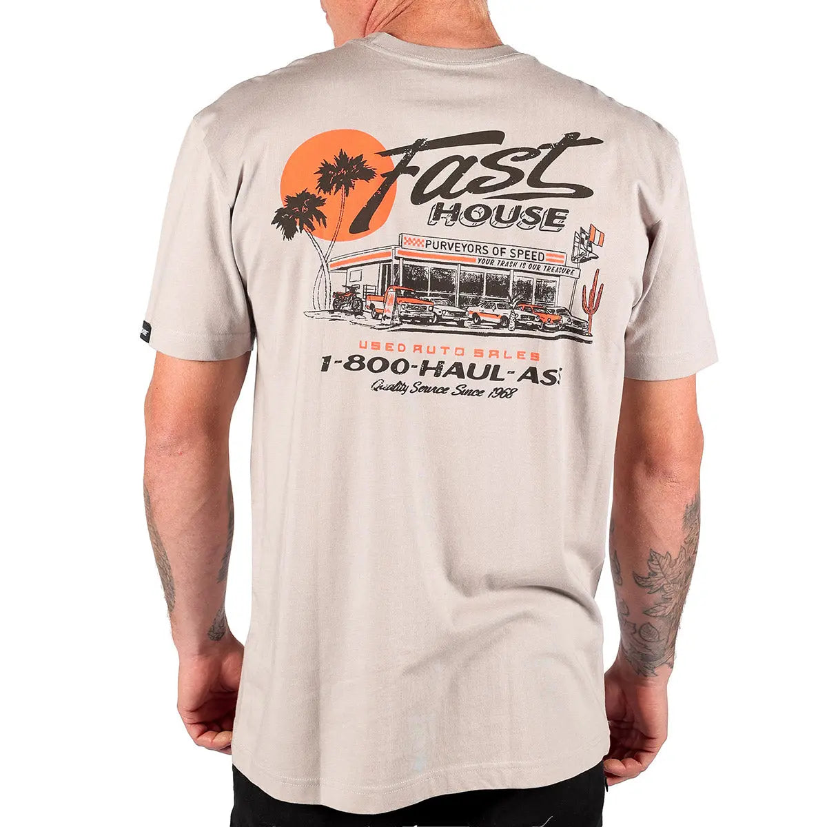 Sunset Tee - Light Gray - Fasthouse