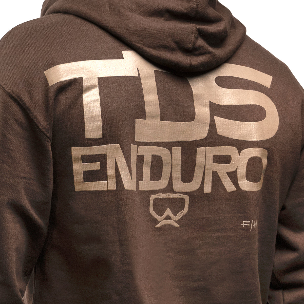 TDS Event Hooded Pullover - Brown closeout