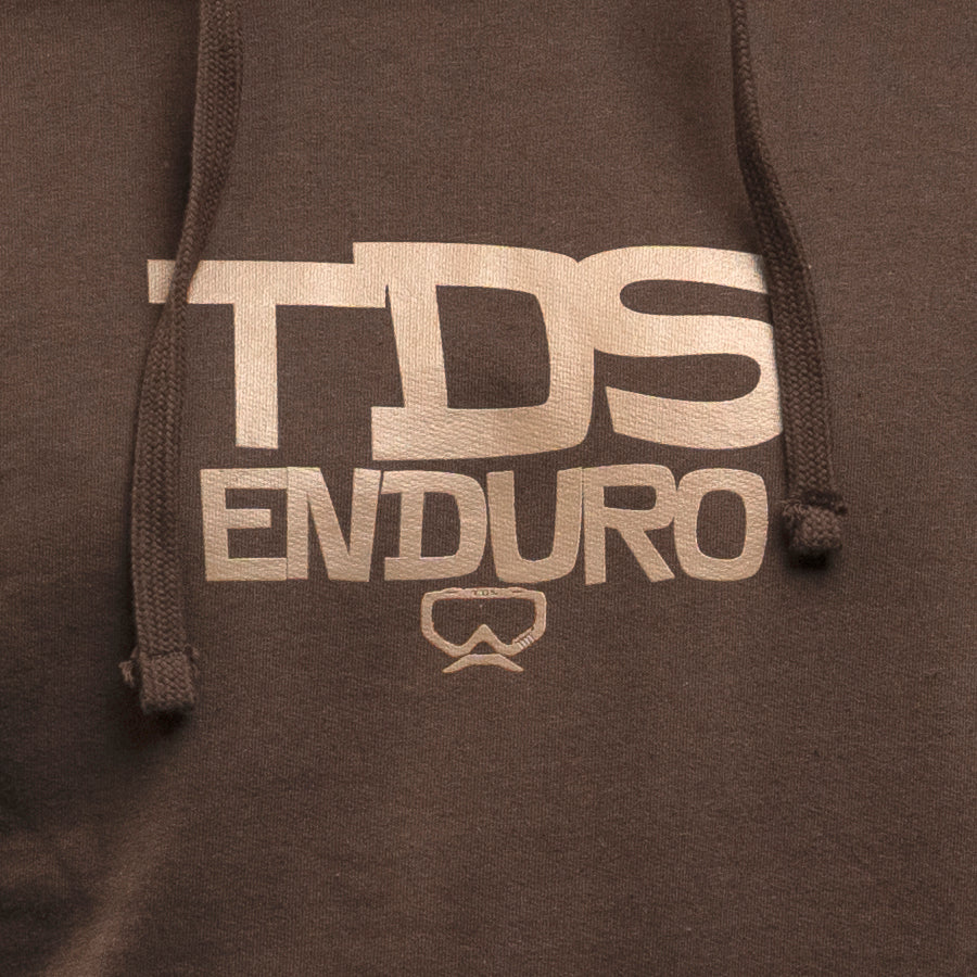 TDS Event Hooded Pullover - Brown closeout