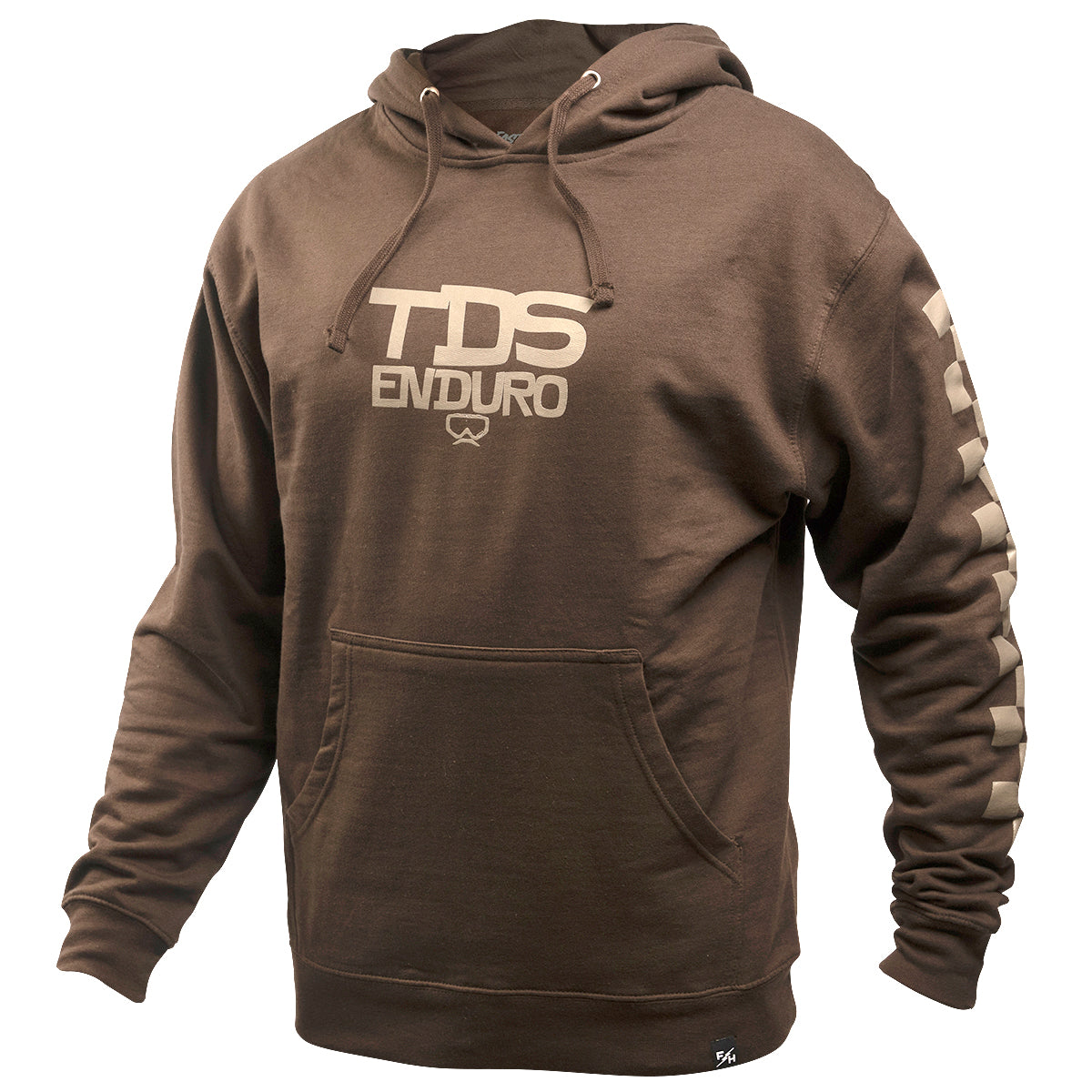TDS Event Hooded Pullover - Brown closeout