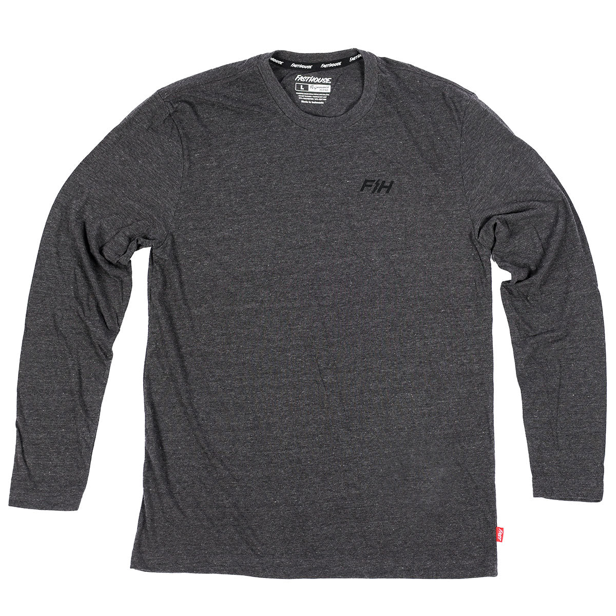 Basic Long Sleeve Tech Tee 3 Pack - Heather Gray/Black Fasthouse