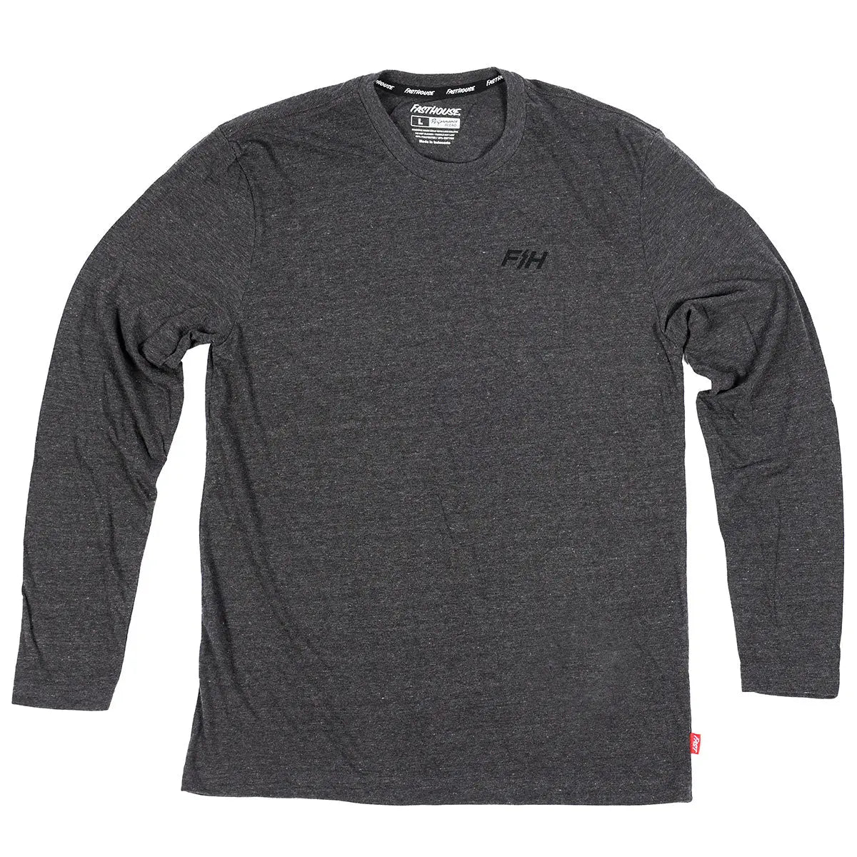 Basic Long Sleeve Tech Tee 3 Pack - Black/Heather Grey - Fasthouse