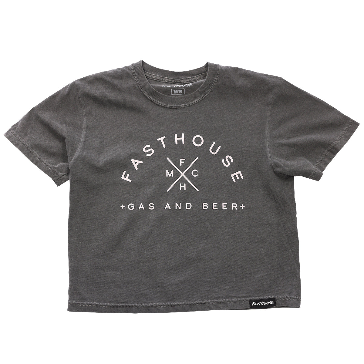 Theory Women's Crop Tee - Washed Black Fasthouse