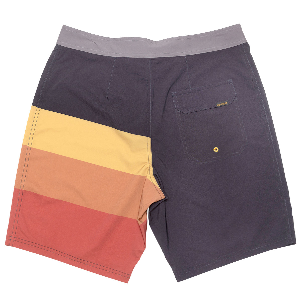 Utopia 19" Boardshort - Black/Vintage Gold