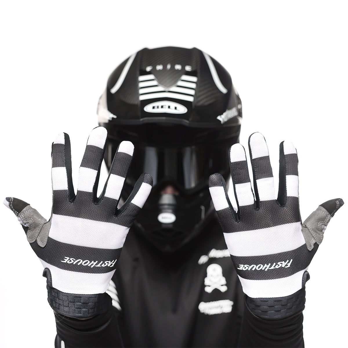 Vapor Jail Bird Glove - Black/White