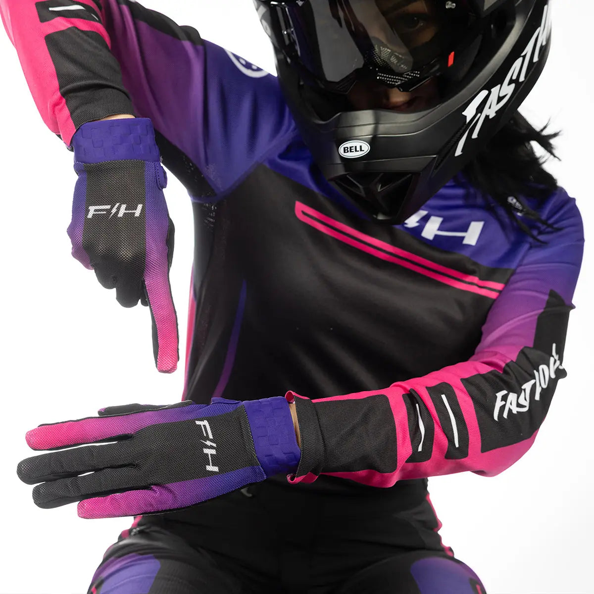 Vapor React Glove - Electric Fuchsia/FH Purple Fasthouse