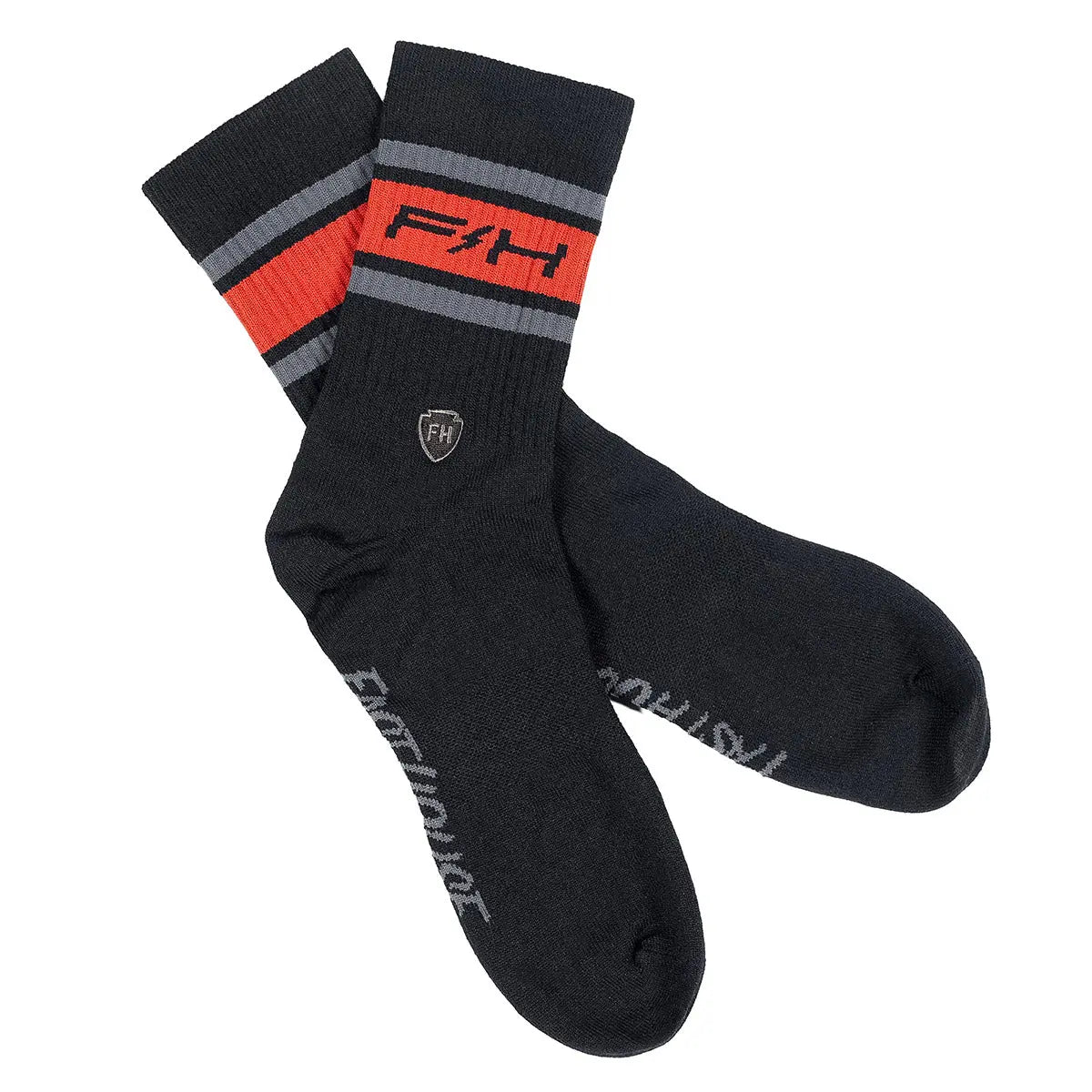 Vector Performance Crew Sock - Black - Fasthouse