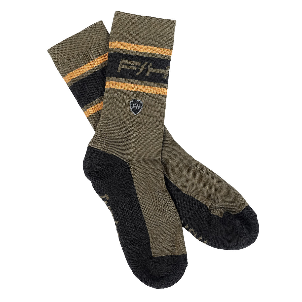 Vector Performance Crew Sock - Olive