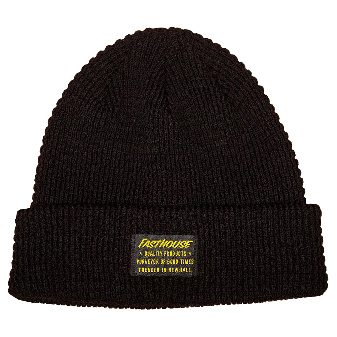 Waffle Beanie - Black Fasthouse
