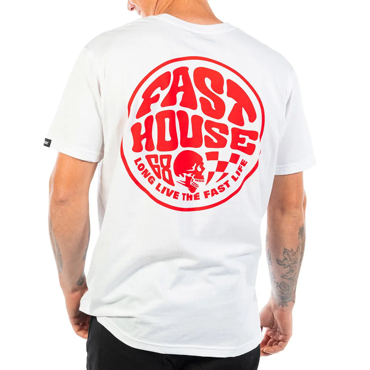 Waxed Tee - White - Fasthouse