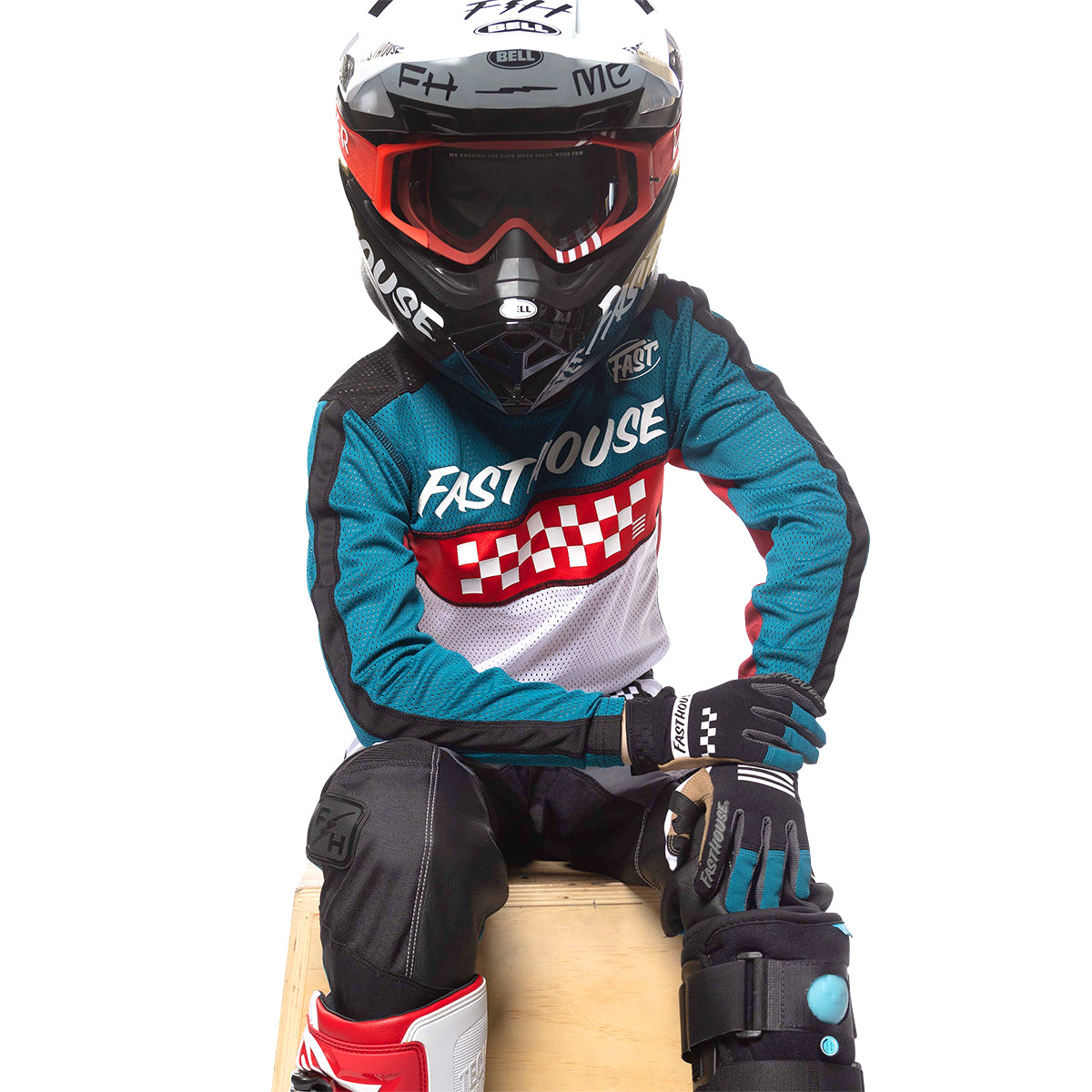 Grindhouse Waypoint Youth Jersey - Marine/White