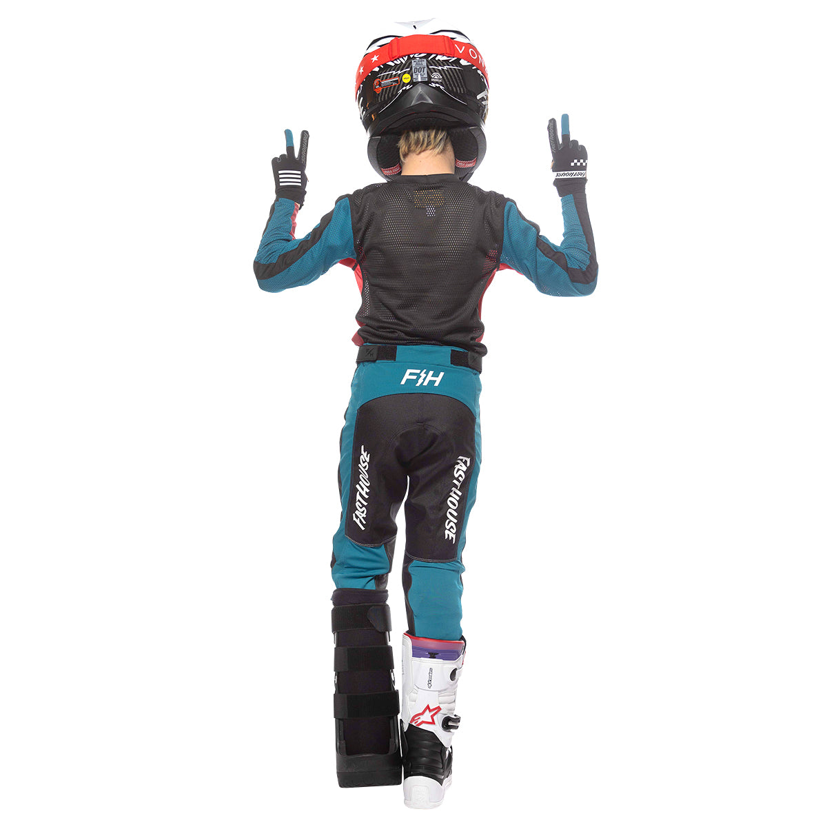 Grindhouse Waypoint Youth Jersey - Marine/White