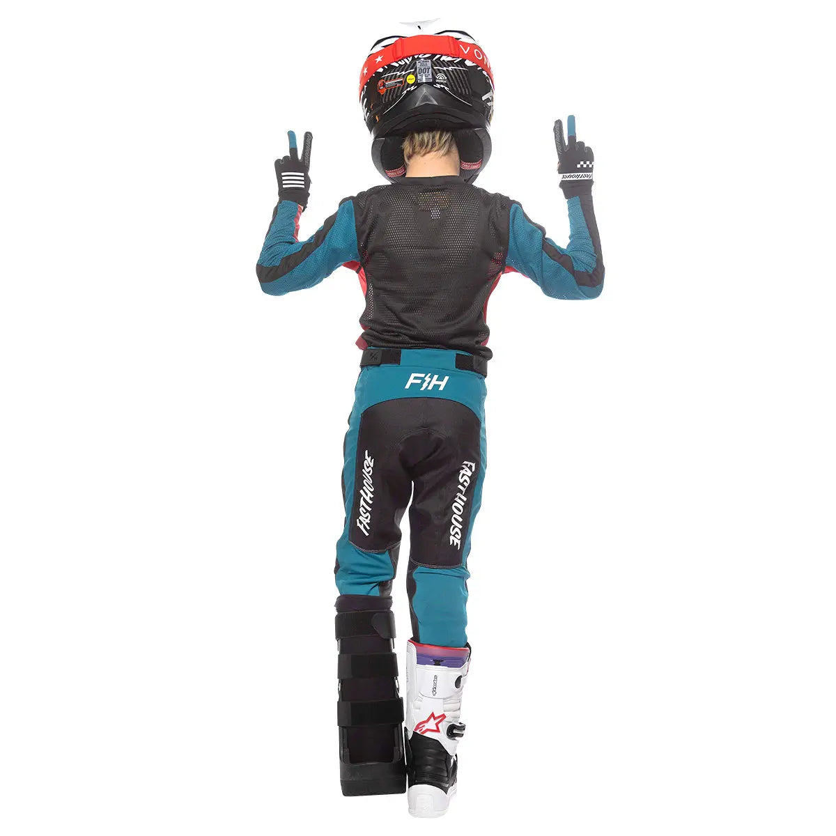 Grindhouse Waypoint Youth Jersey - Marine/White